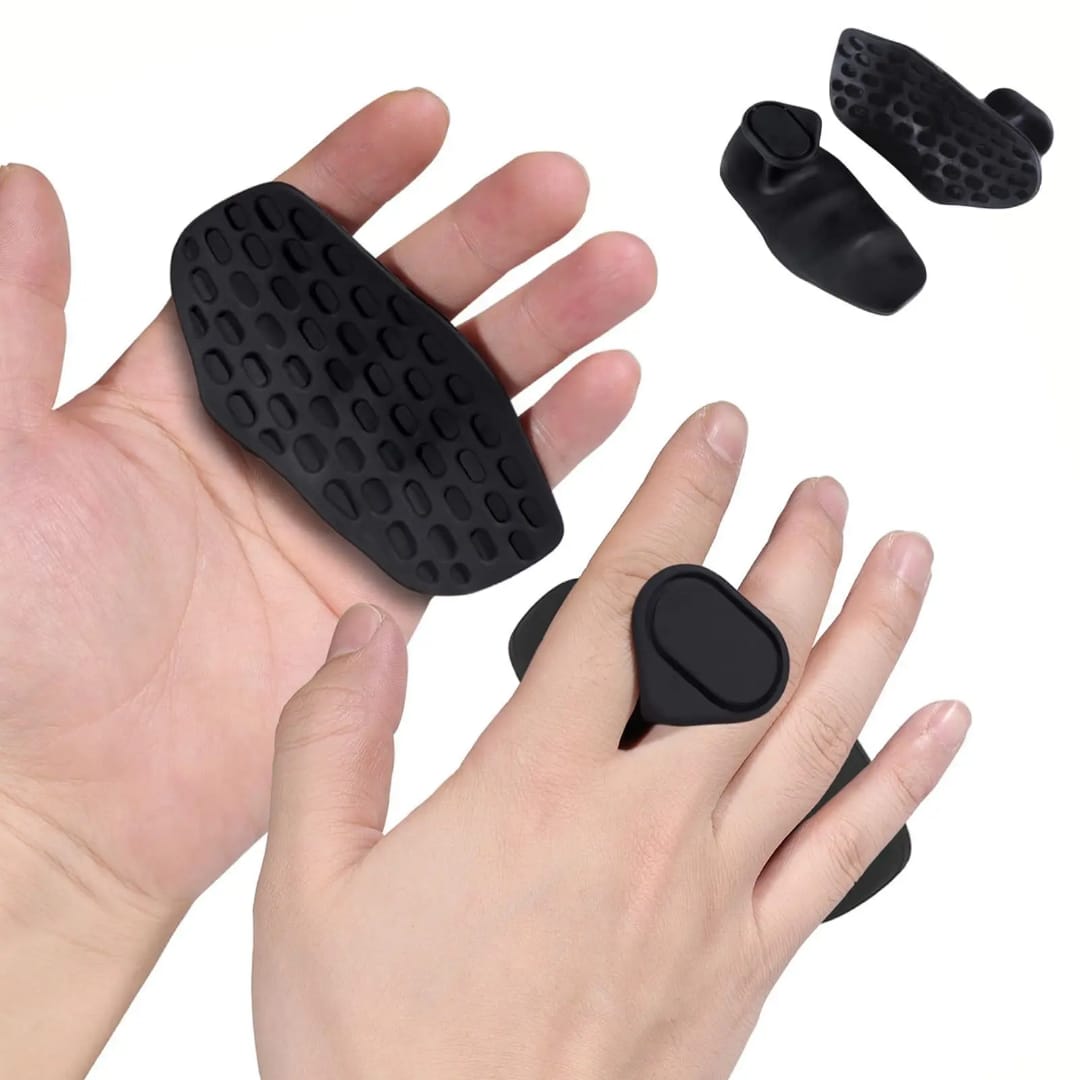Rubber Gym Grips with Fabric Support