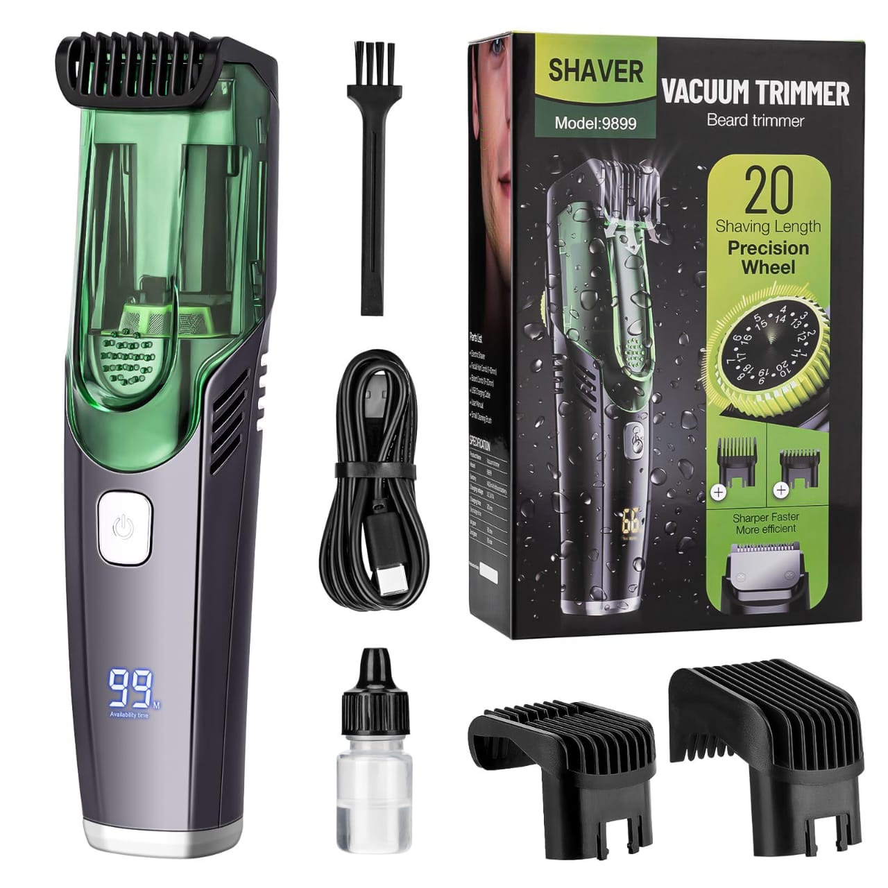 Vacuum Beard Trimmer