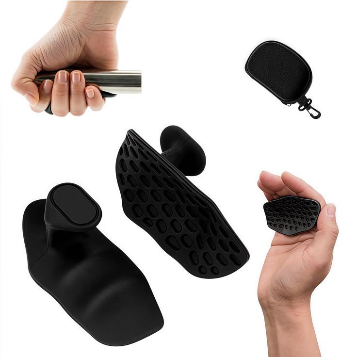 Rubber Gym Grips with Fabric Support