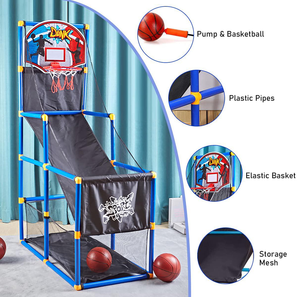 Kids Adjustable Basketball Shooting Game Set