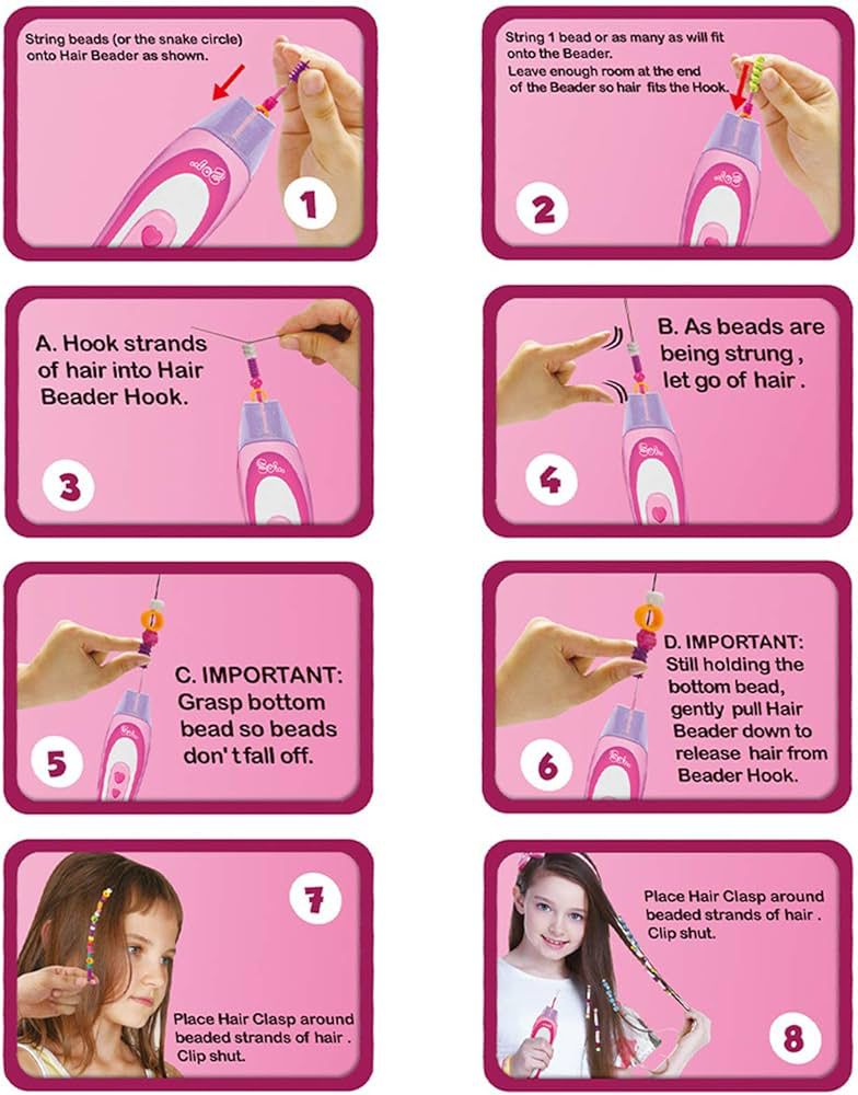 Kids Electric Hair Braider Set