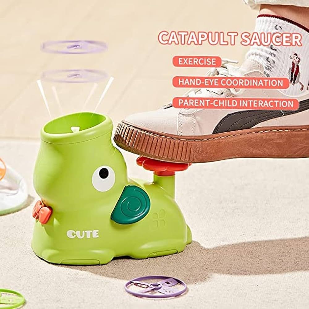 Flying Disc Catapult Saucer Launcher