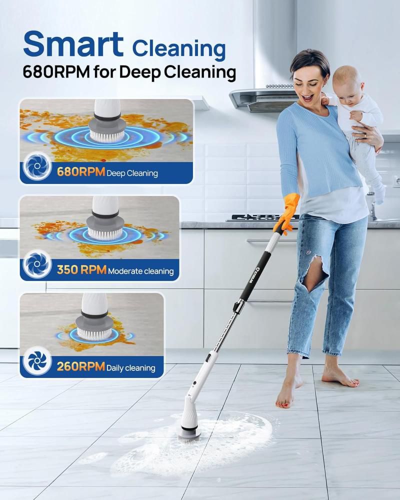 9-in- 1 Electric Spin Scrubber