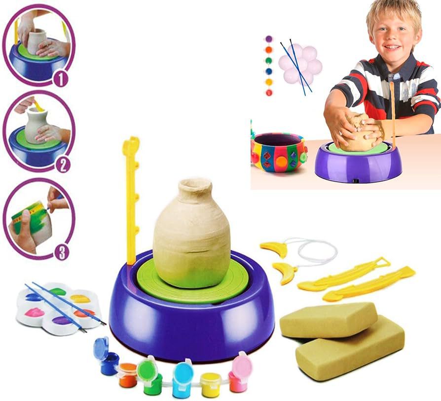 Kids DIY Pottery Machine
