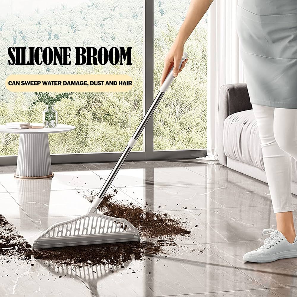 Silicone Multi-Surface Cleaning Broom