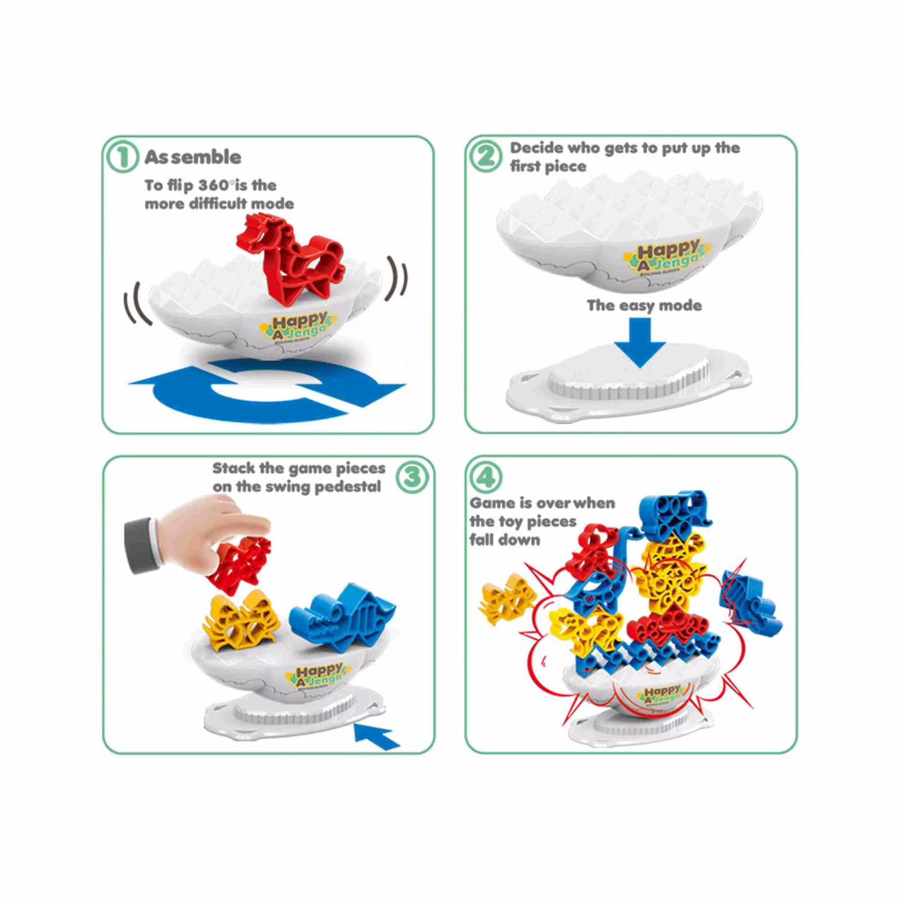 Animals Balance Stacking Game