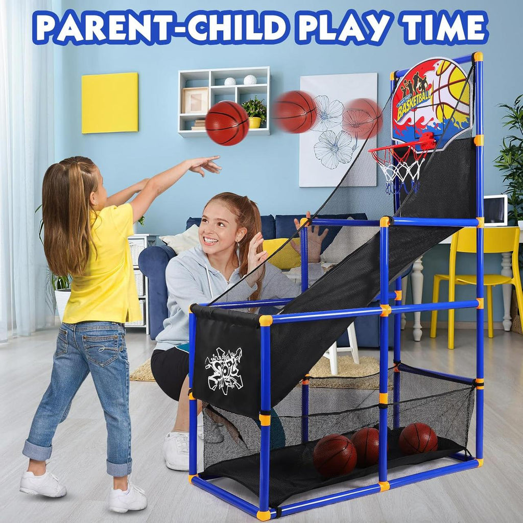 Kids Adjustable Basketball Shooting Game Set