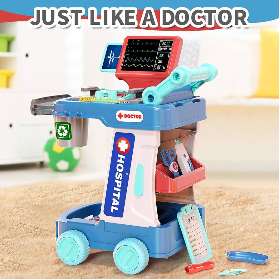Kids Doctor Trolley Set (14-PCS)