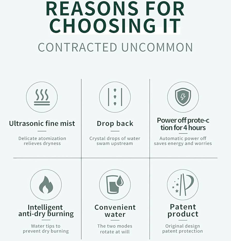 Anti-Gravity Ultrasonic Mist Humidifier