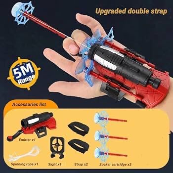 Kids Super Hero Web Shooter Glove Set