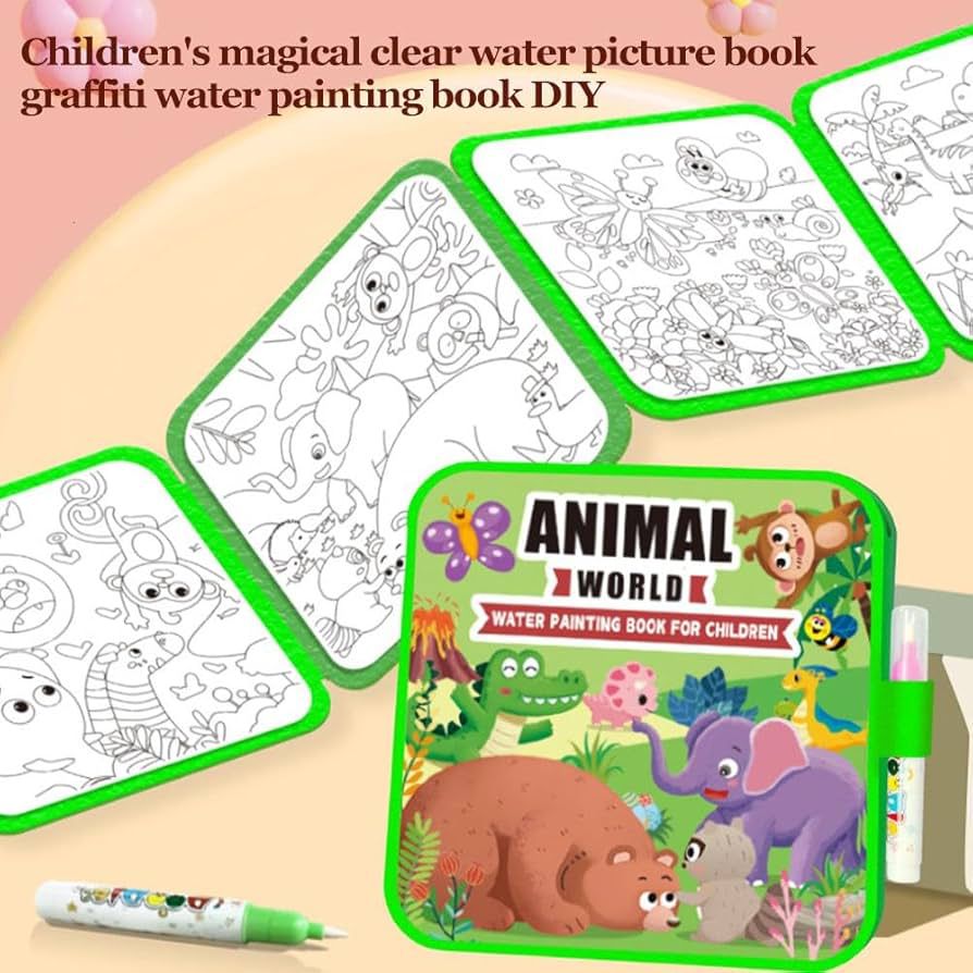 Magic Water Coloring Book