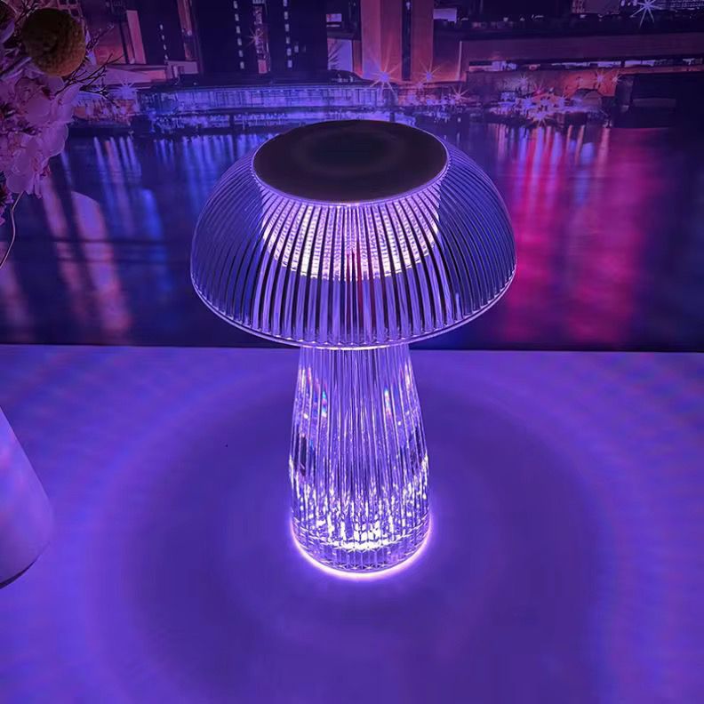 Crystal Led Mushroom Lamp