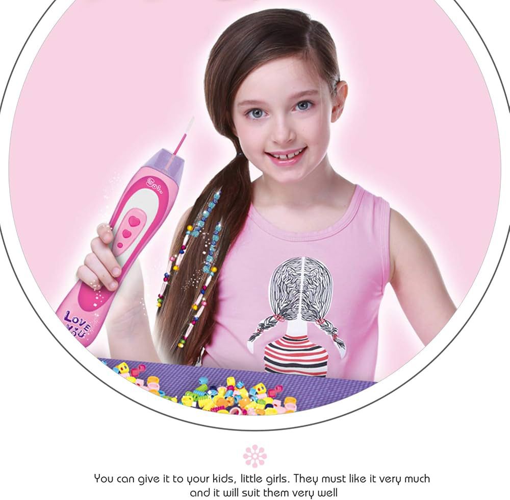 Kids Electric Hair Braider Set