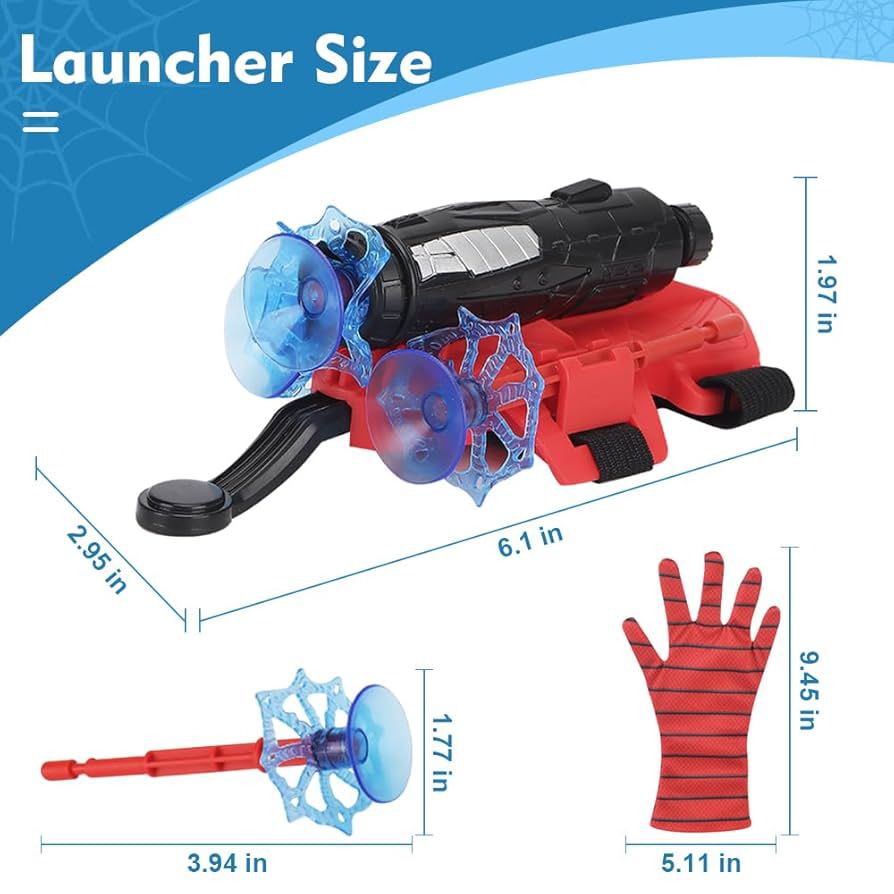 Kids Super Hero Web Shooter Glove Set