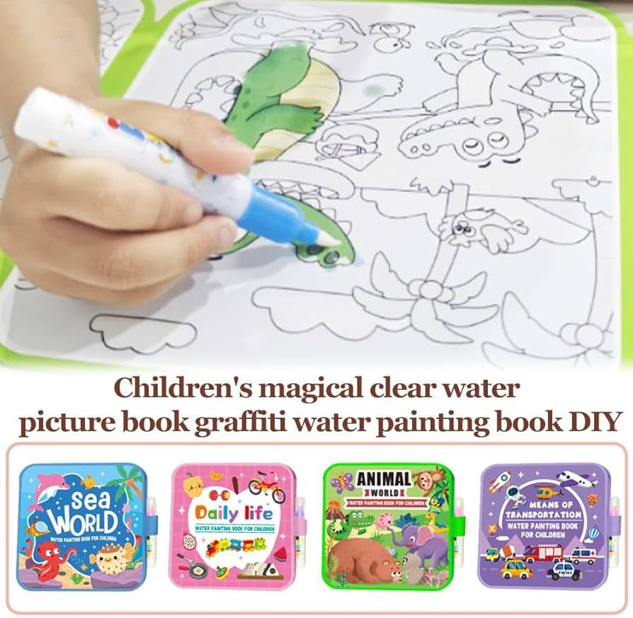 Magic Water Coloring Book