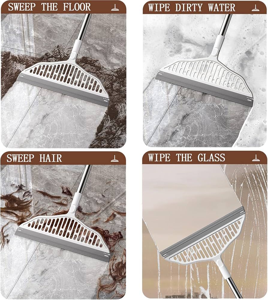 Silicone Multi-Surface Cleaning Broom