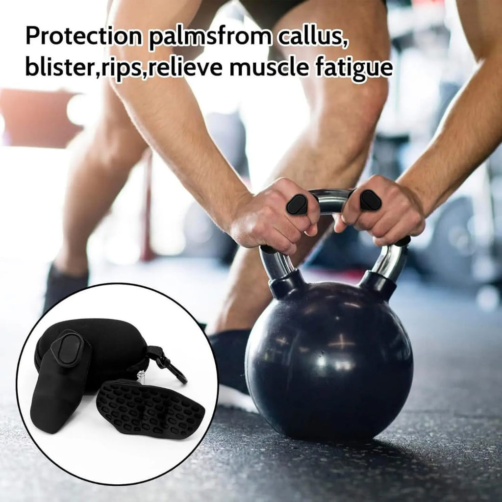 Rubber Gym Grips with Fabric Support
