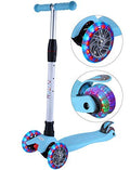 Kids Adjustable Scooter with Flash Wheels