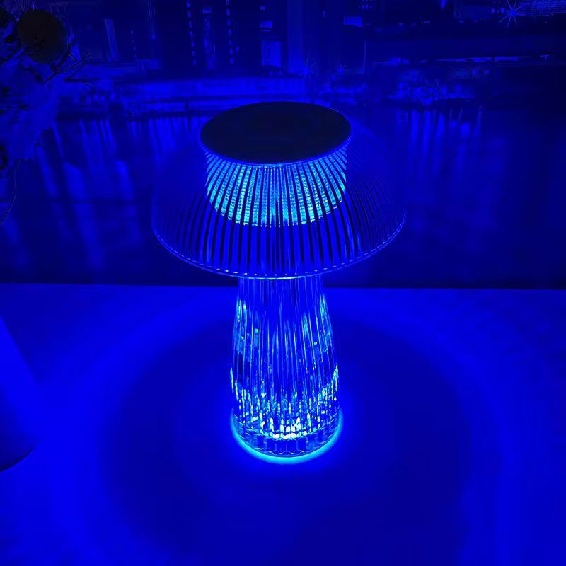 Crystal Led Mushroom Lamp