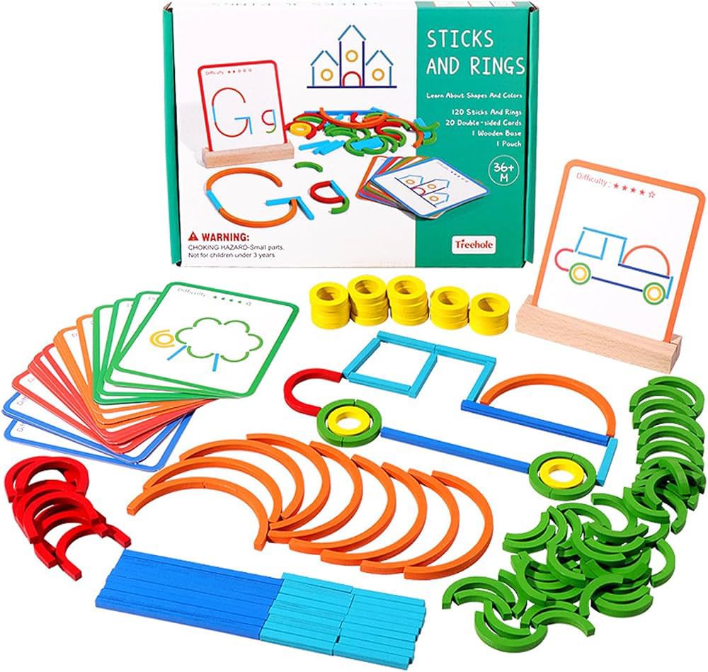 Kids Wooden Sticks &amp; Rings