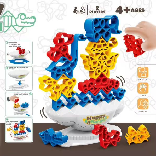 Animals Balance Stacking Game