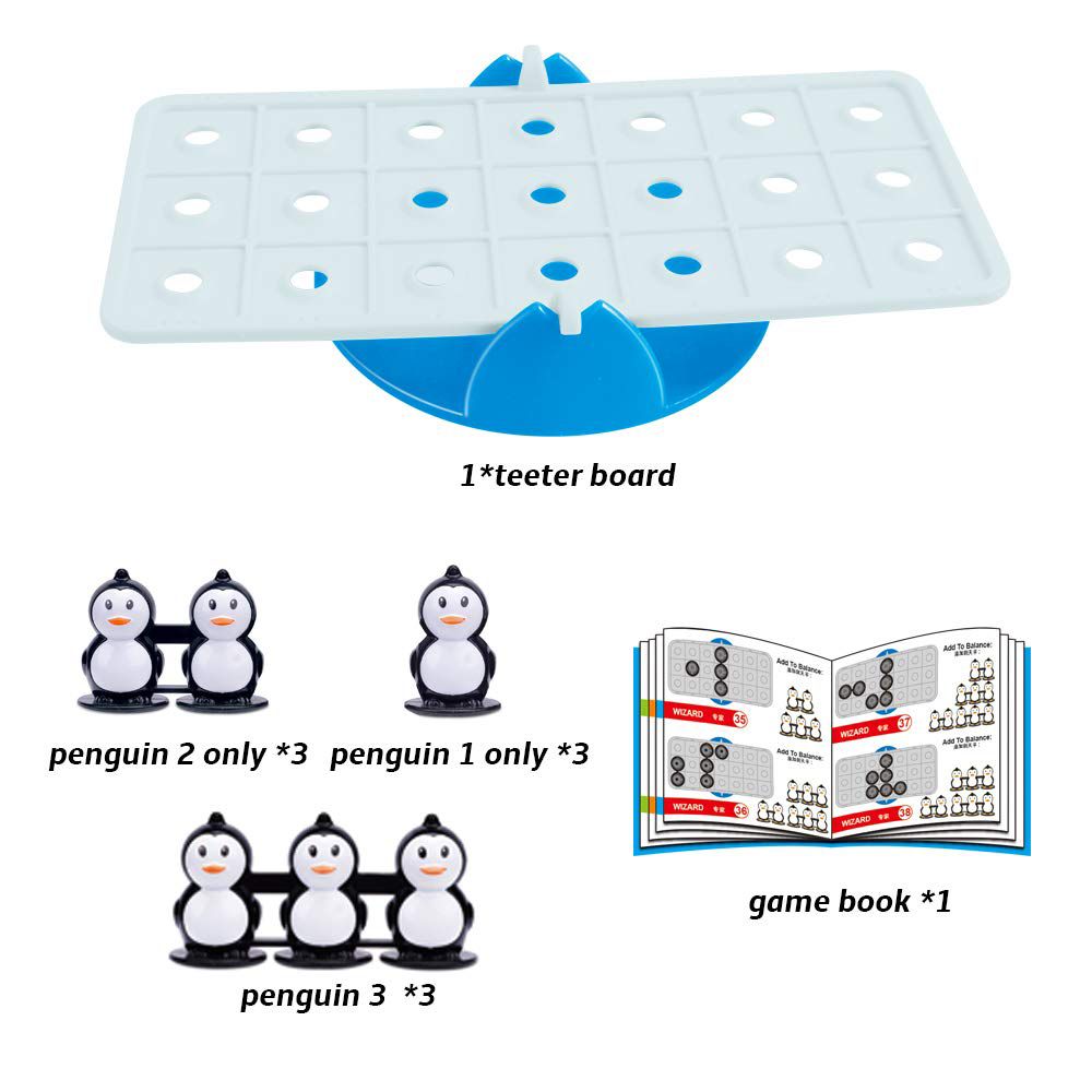 Kids Balance Penguin Logic Game