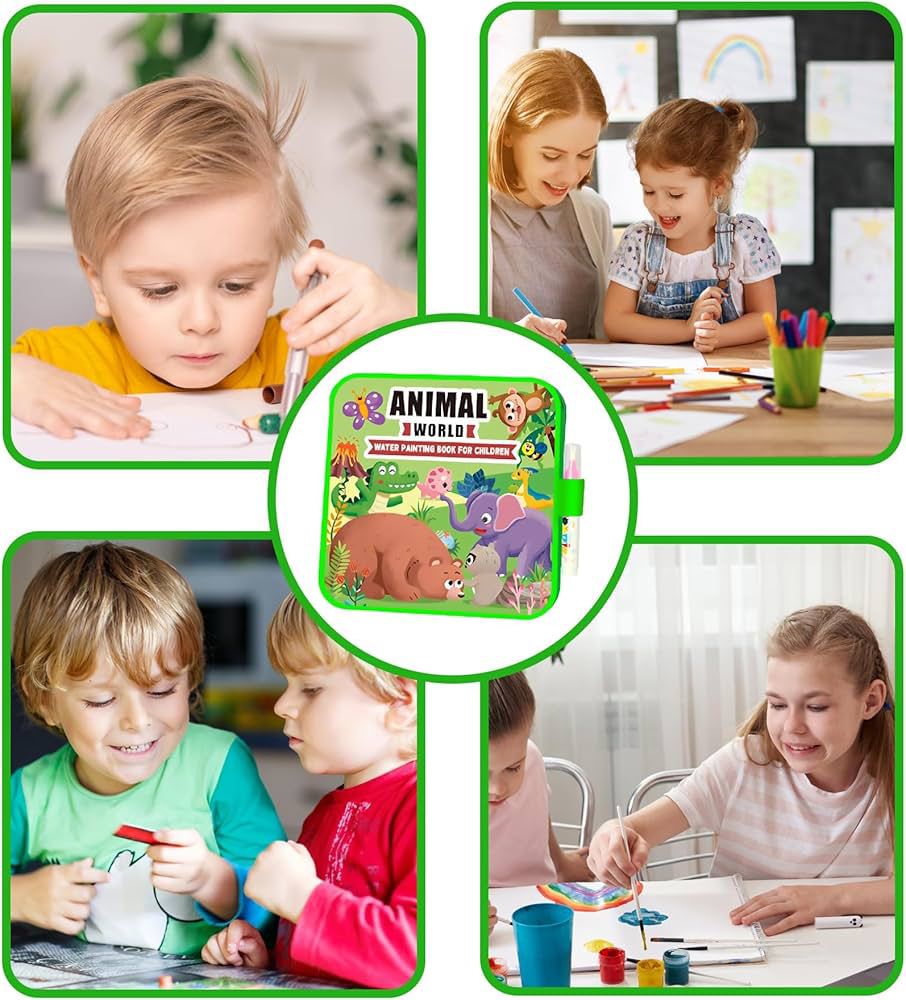 Magic Water Coloring Book