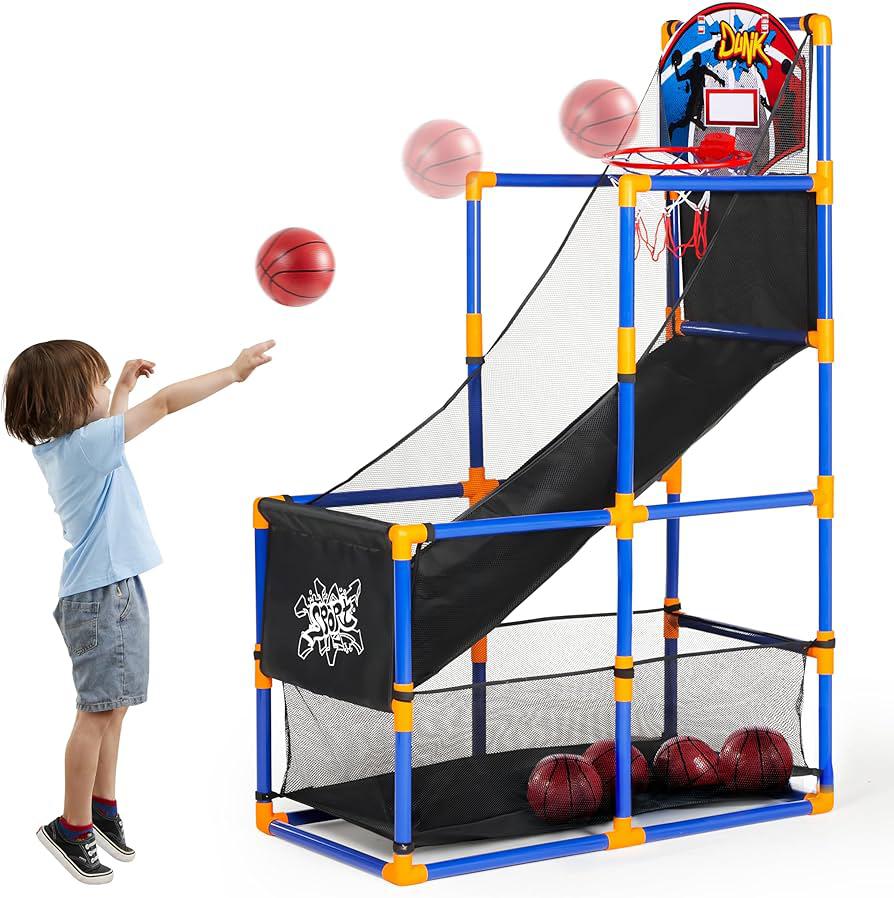 Kids Adjustable Basketball Shooting Game Set