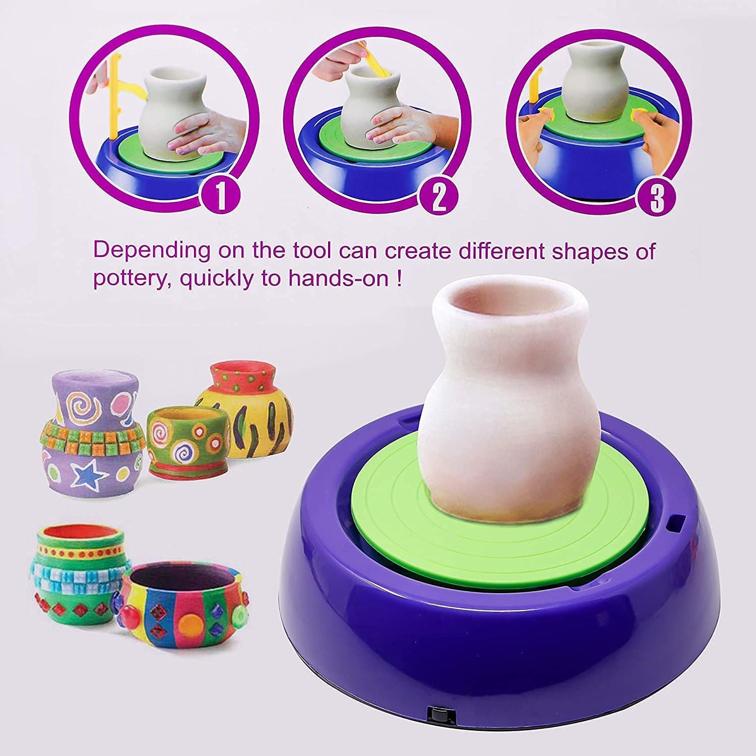 Kids DIY Pottery Machine